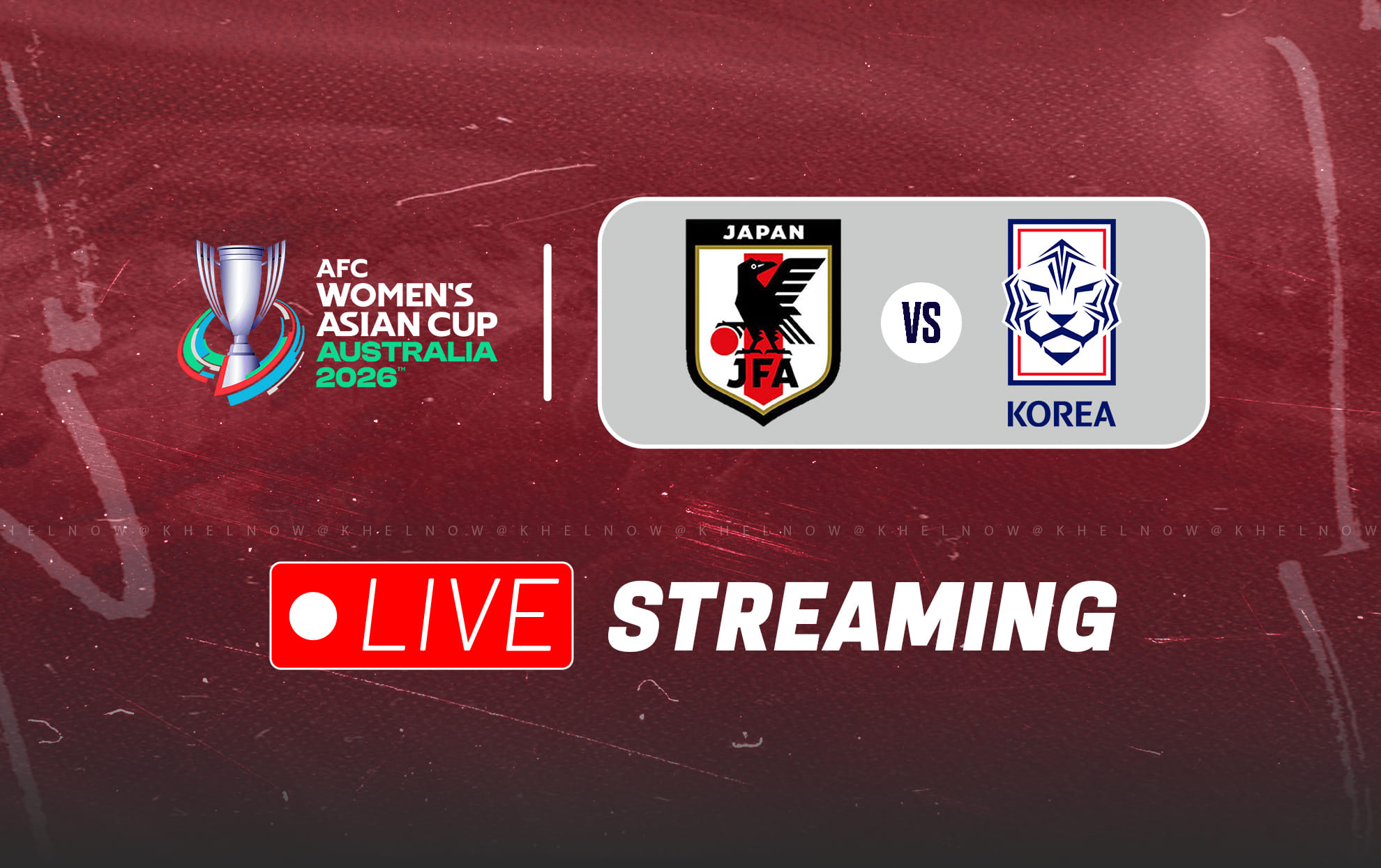 South Korea vs Japan Live Streaming: When and where to watch the AFC Women's Asian Cup 2026 match live?