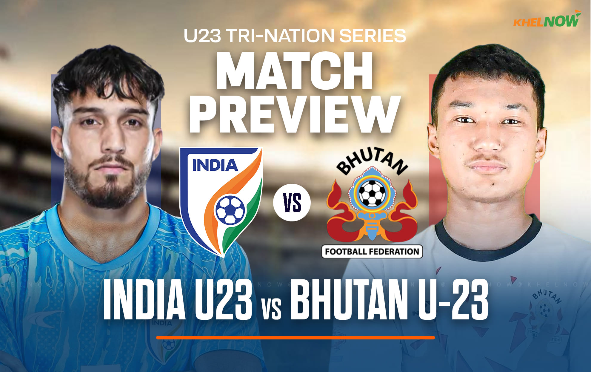India U23 vs Bhutan U23 Live: Watch Tri-Nation friendly 2026 Live