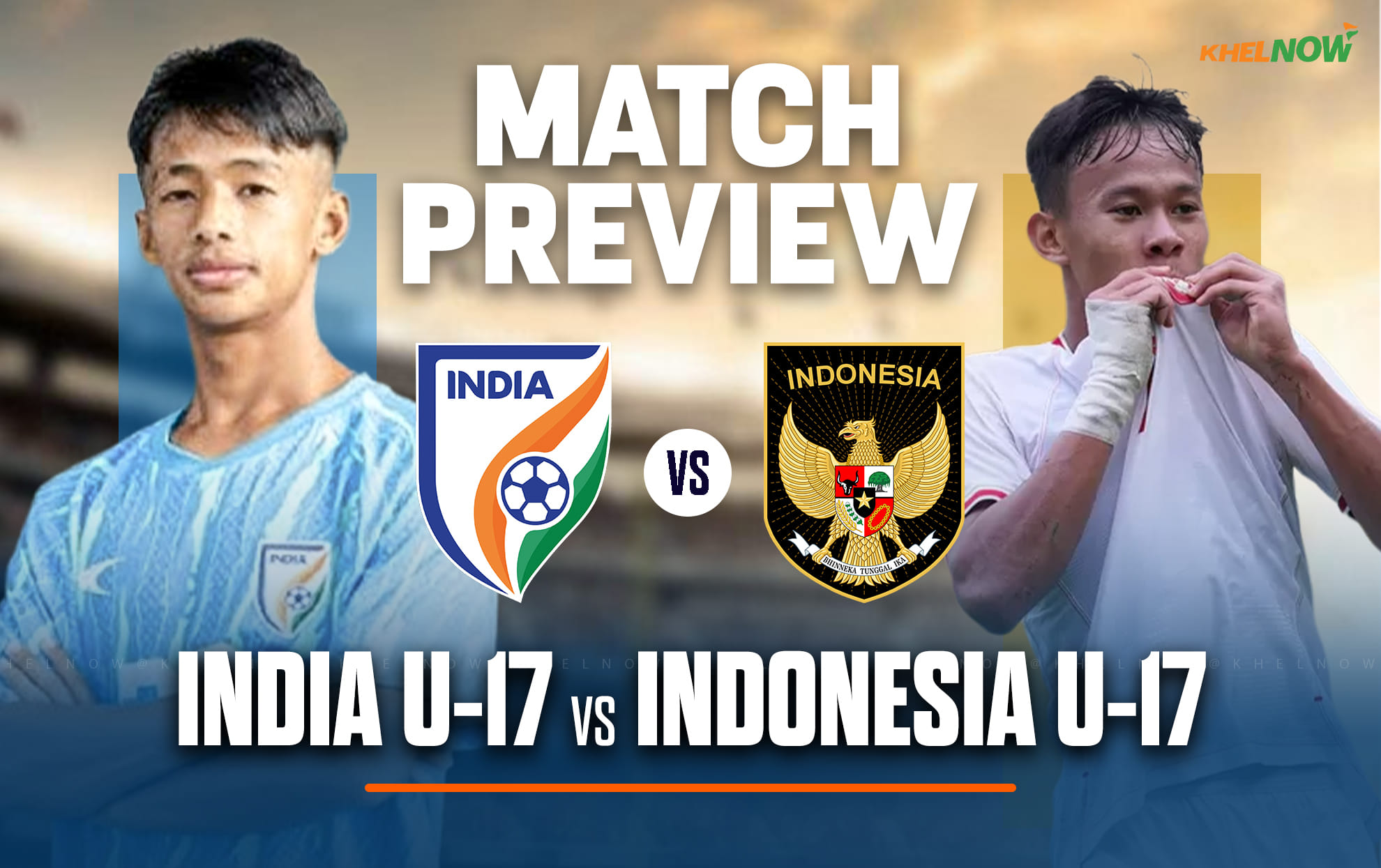 India U-17 take on higher-ranked Indonesia U-17 in crucial test
