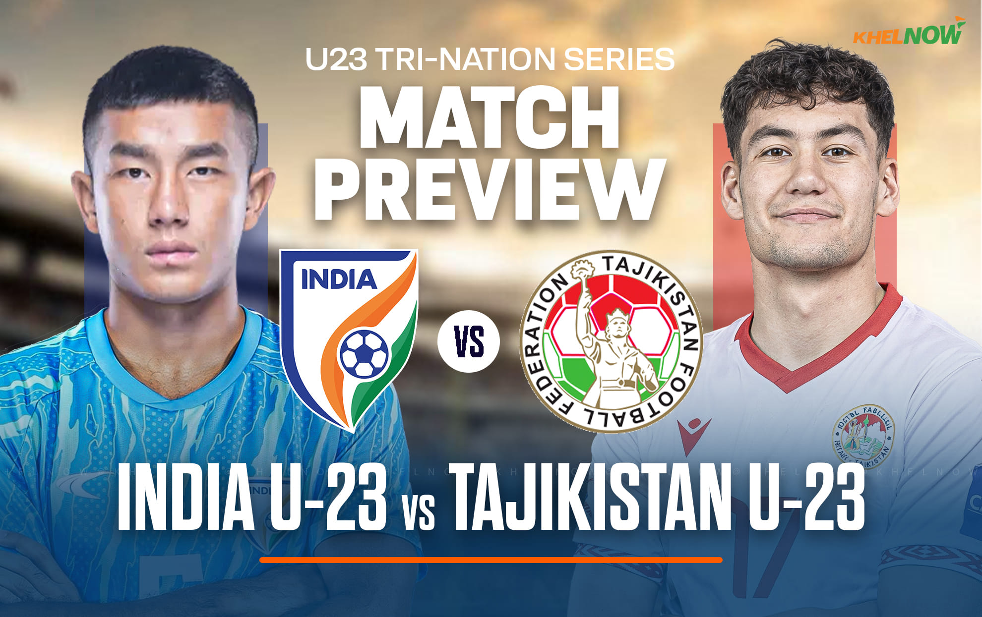 Final showdown awaits as India U-23 take on Tajikistan U-23 for the U-23 Tri Nation International Tournament title