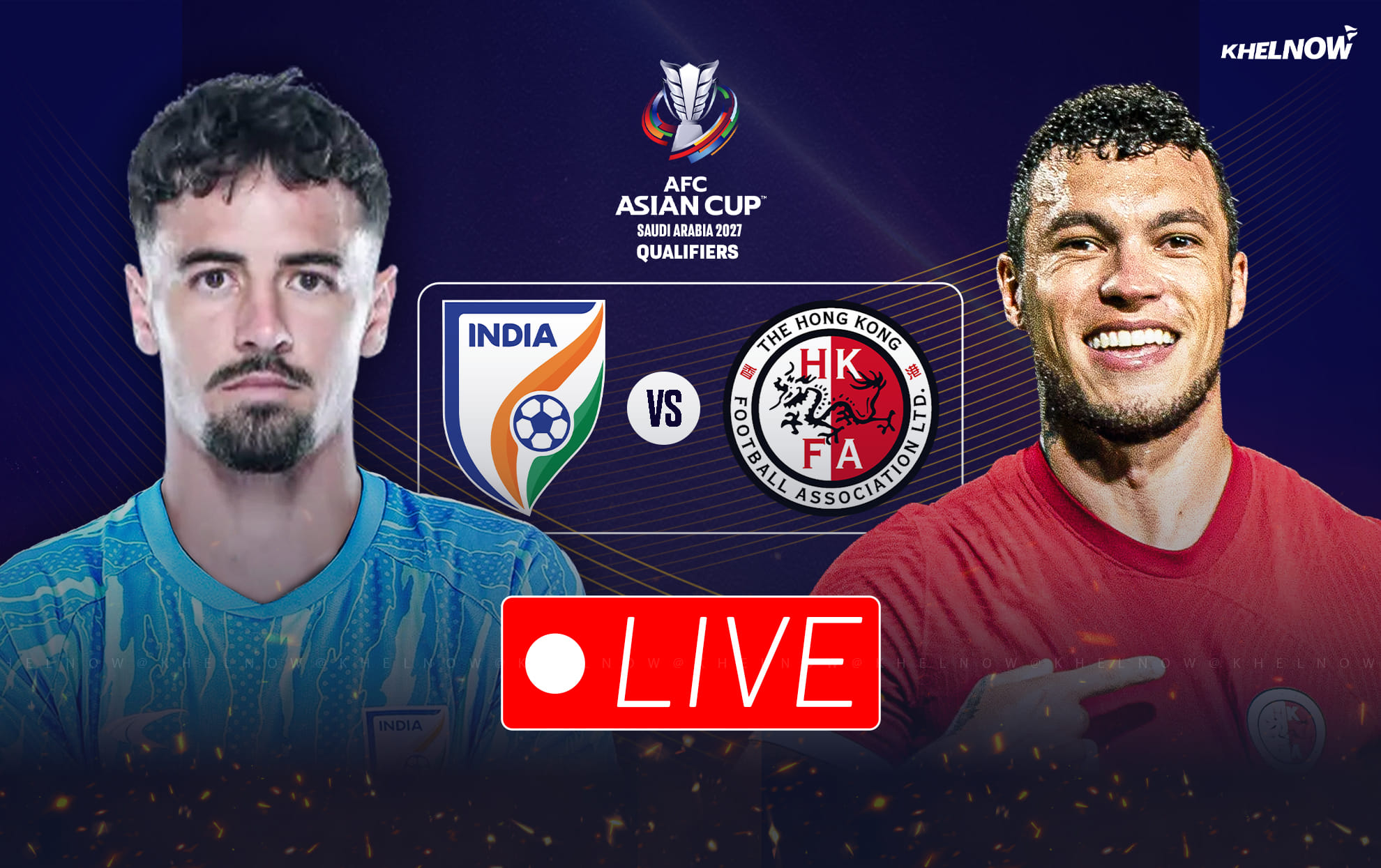 India vs Hong Kong Live: Follow AFC Asian Cup 2027 Qualifiers Live