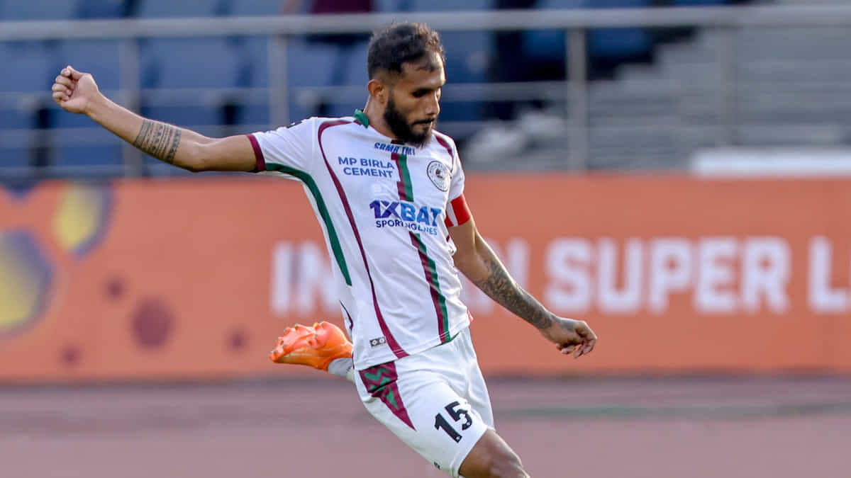 Subhasish Bose of Mohun Bagan Super Giant in action during Match 121 of the Indian Super League (ISL) 2023-24 season played between Punjab FC and Mohun Bagan Super Giant held at the Jawaharlal Nehru Stadium, New Delhi on 06th April 2024. Adimazes/ISL