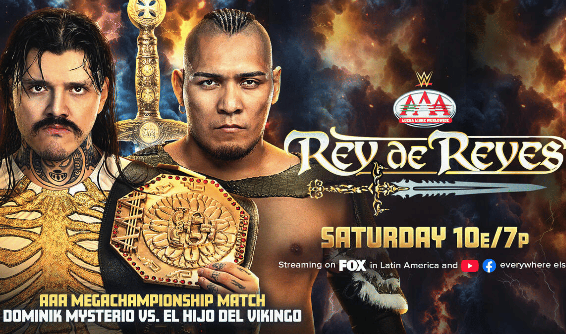 WWE x AAA Rey de Reyes 2026