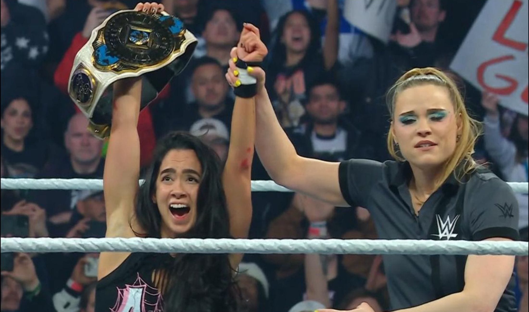 WWE Elimination Chamber 2026 Results: AJ Lee wins Intercontinental Championship; taps out Becky Lynch once again