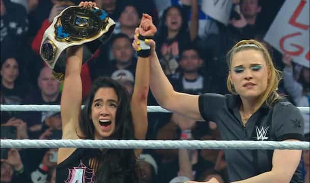 WWE Elimination Chamber 2026 Results: AJ Lee wins Intercontinental Championship; taps out Becky Lynch once again