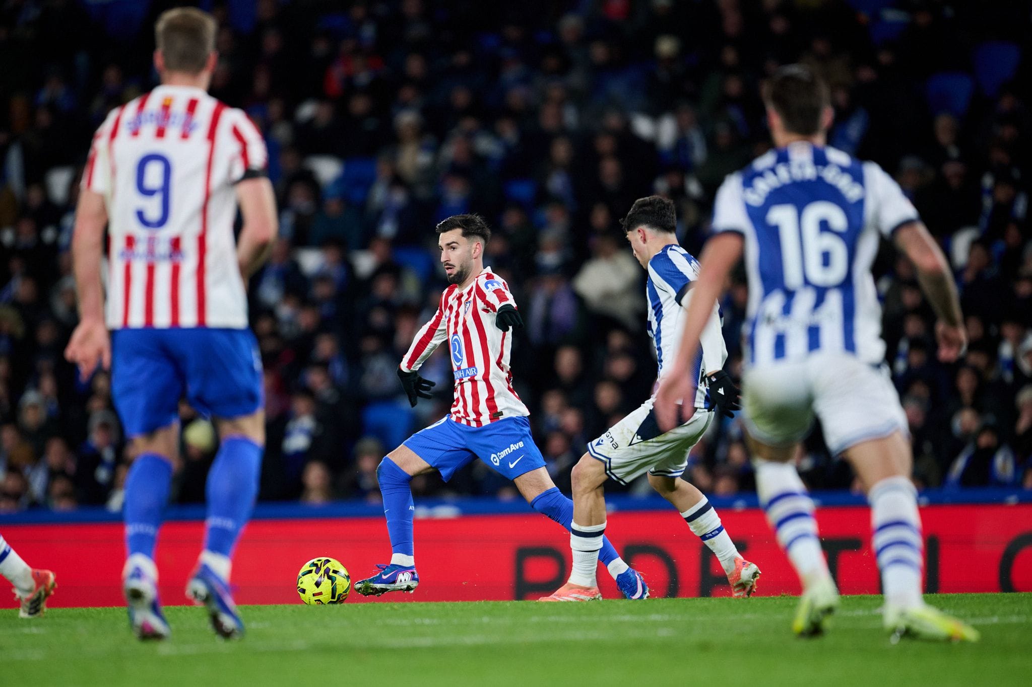 Atlético Madrid vs Real Sociedad.