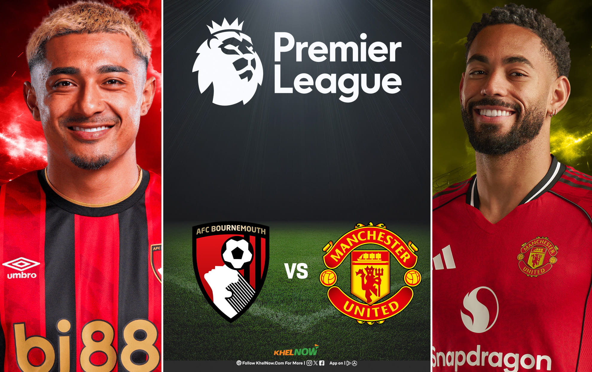 Preview: Bournemouth vs Manchester United Prediction, lineups, betting tips & odds | Premier League 2025-26