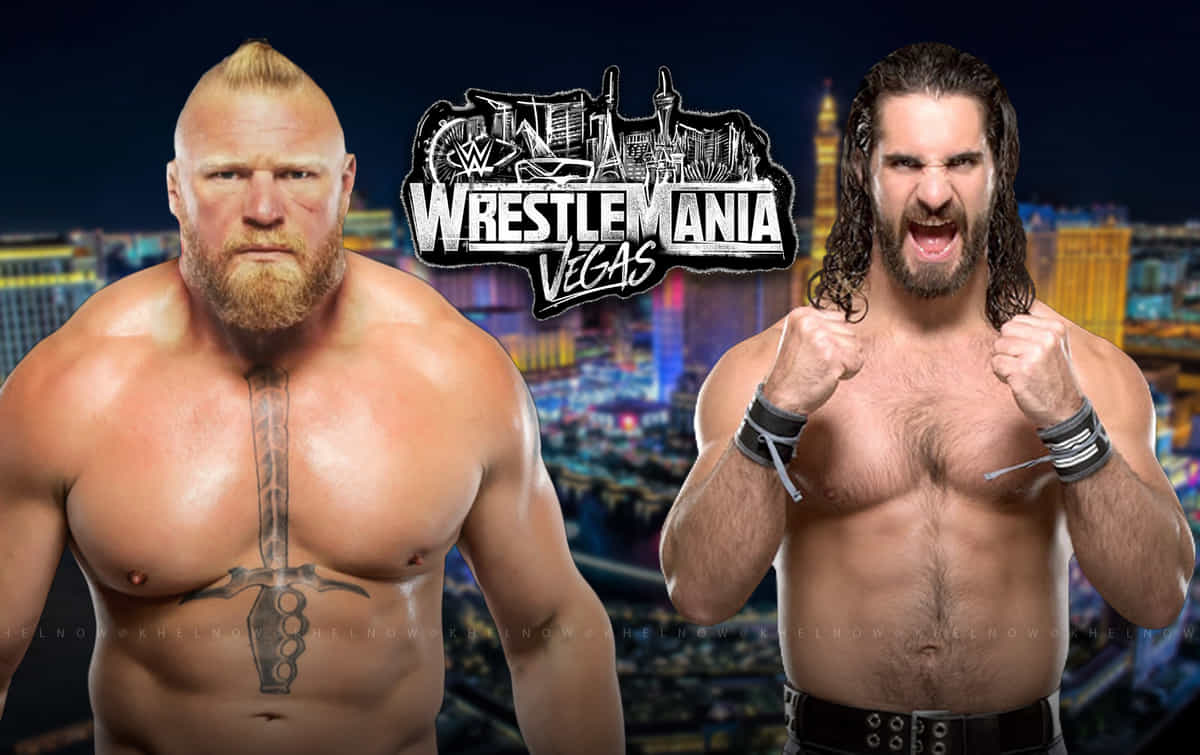 Brock Lesnar & Seth Rollins WWE WrestleMania 42