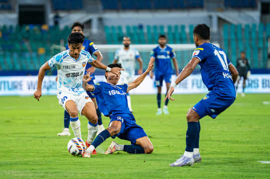 FC Goa with a tight draw, relying on Sandesh Jhingan's header against Chennaiyin FC