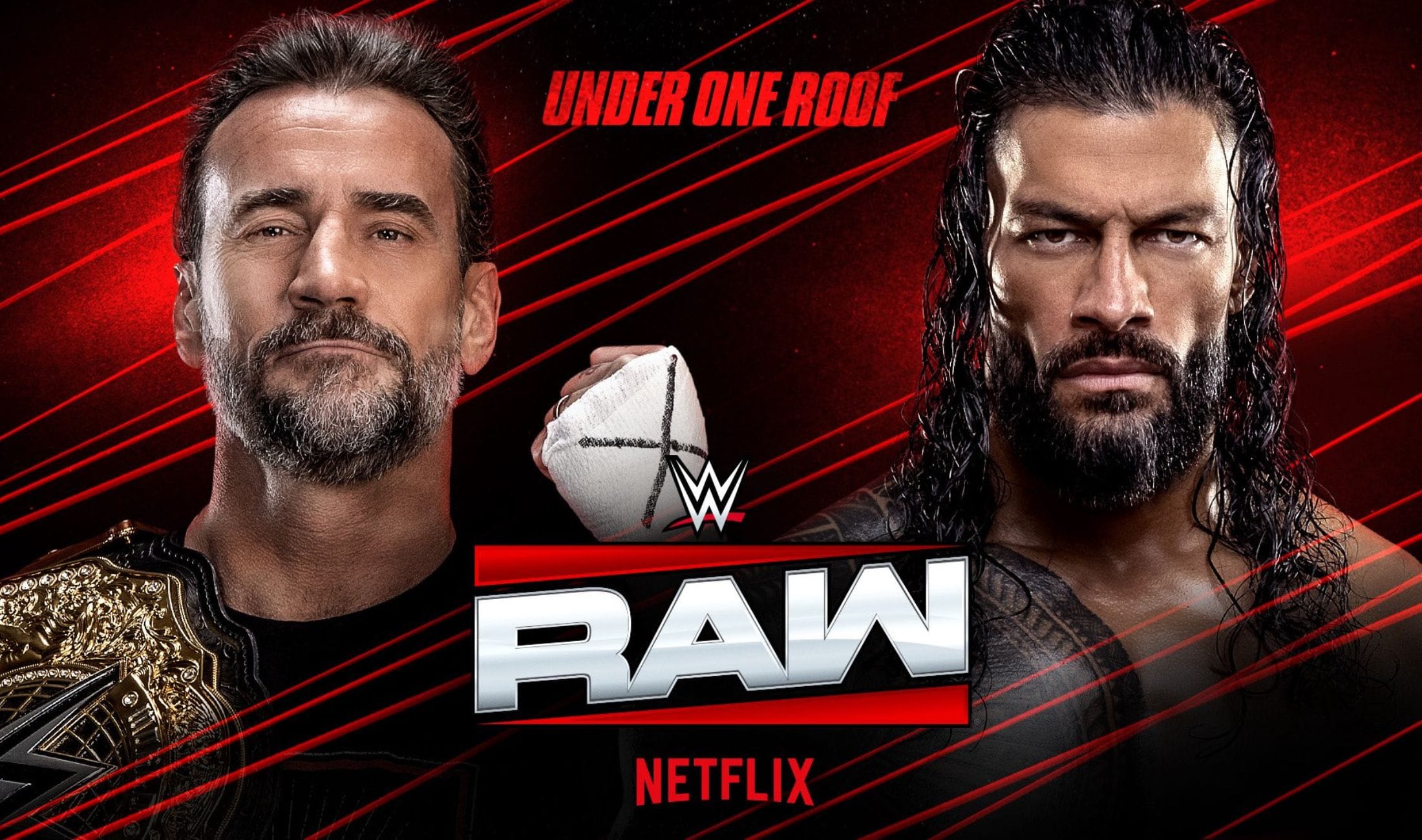 CM Punk & Roman Reigns under one roof WWE RAW