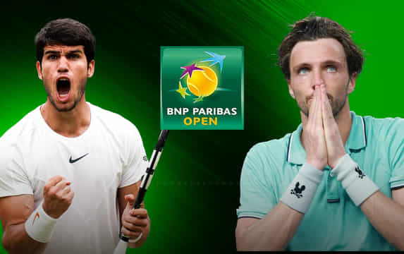 Preview: Carlos Alcaraz vs Arthur Rinderknech prediction, betting tips & odds, head-to-head: Indian Wells Open 2026