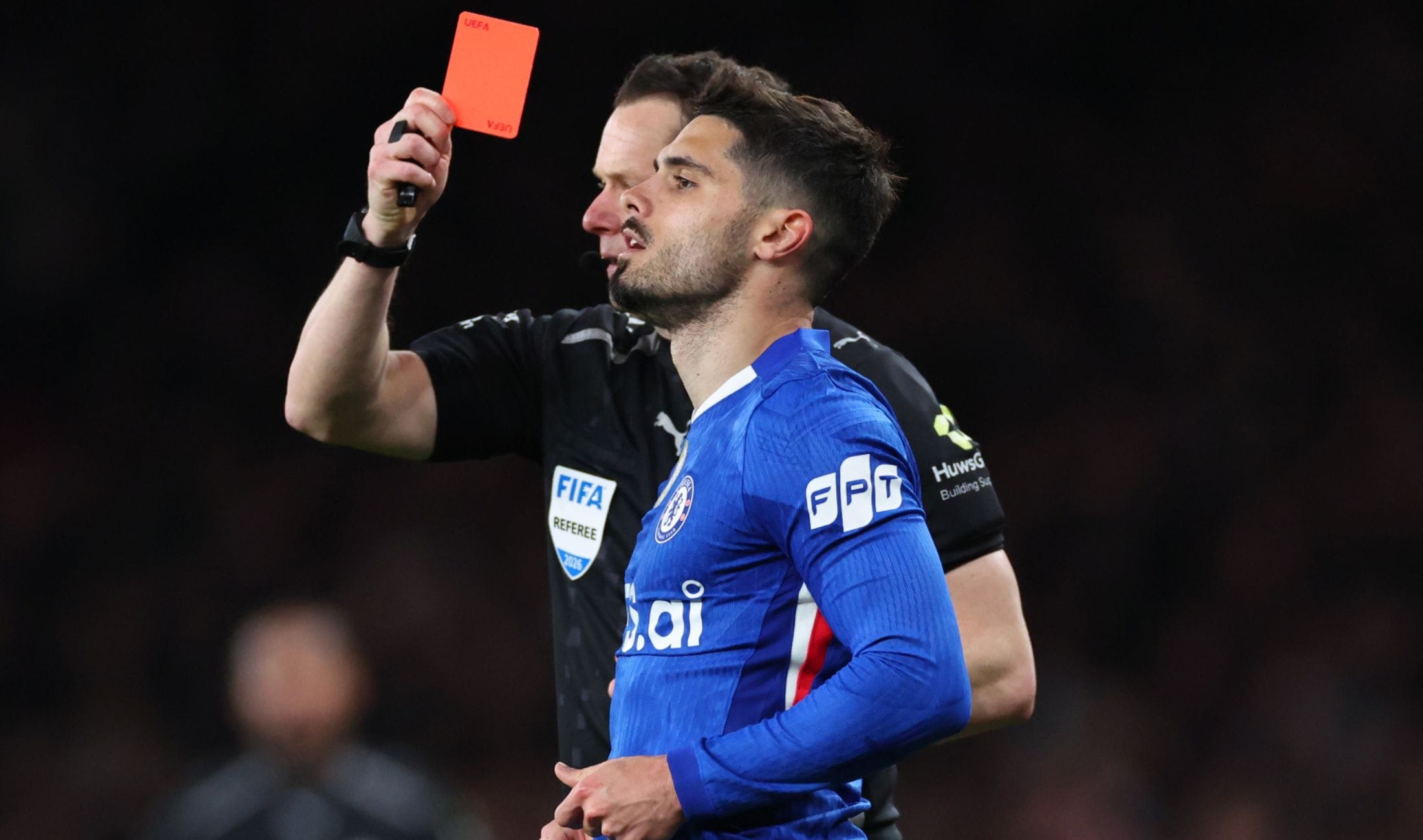 Which teams have received most red cards in a Premier League season?