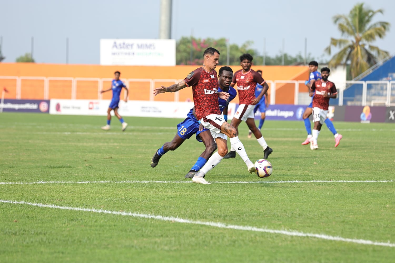 Gokulam Kerala faced a heavy defeat at home against Sreenidi in the Indian Football League