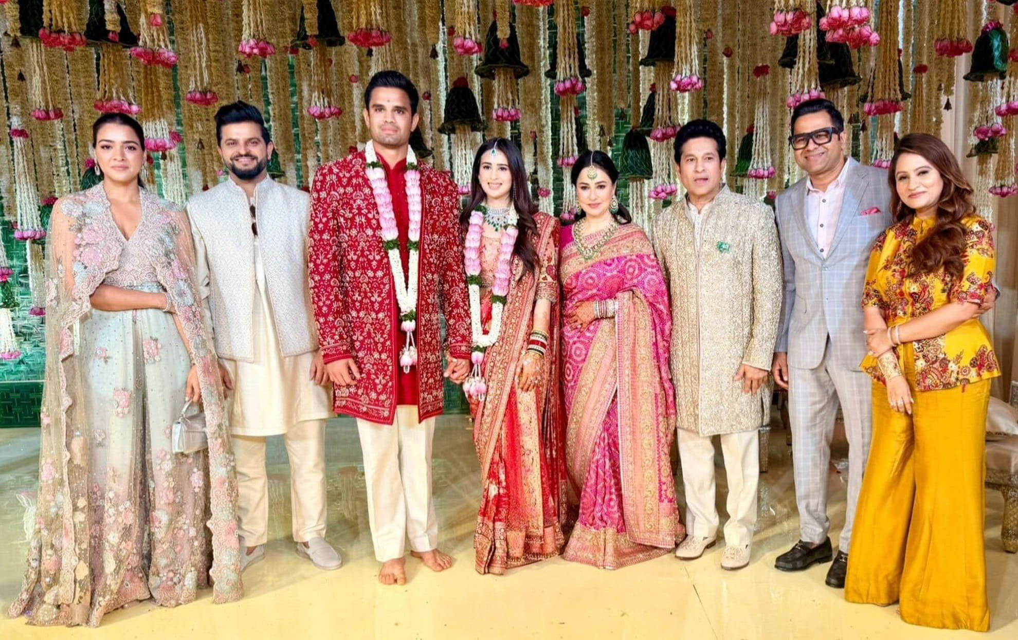List of all cricketers who attended Arjun Tendulkar and Saaniya Chandhok's wedding