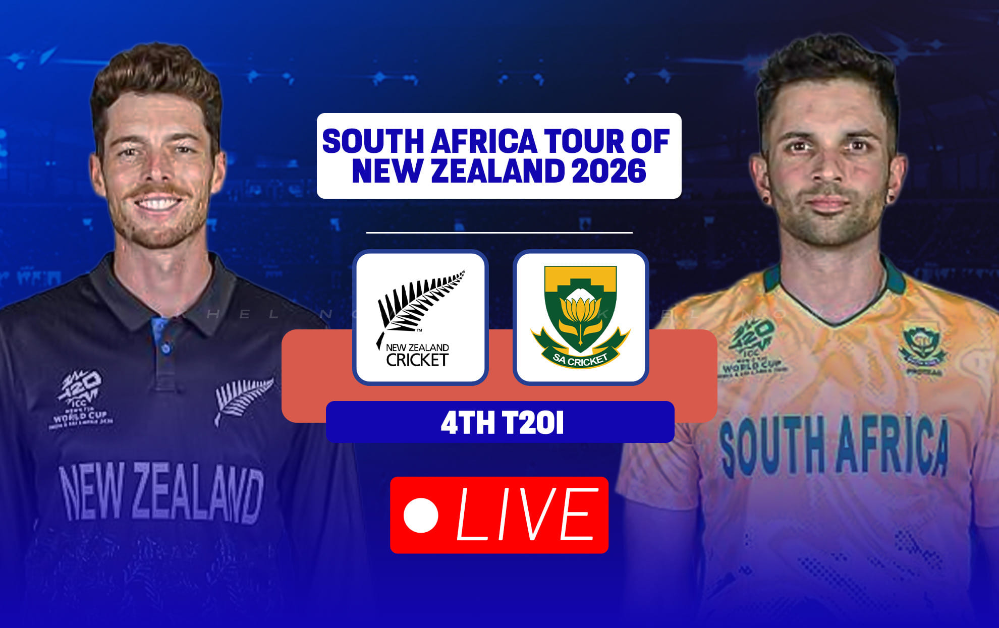 NZ vs SA Live streaming details, when & where to watch 4th T20I of New Zealand vs South Africa T20I series 2026