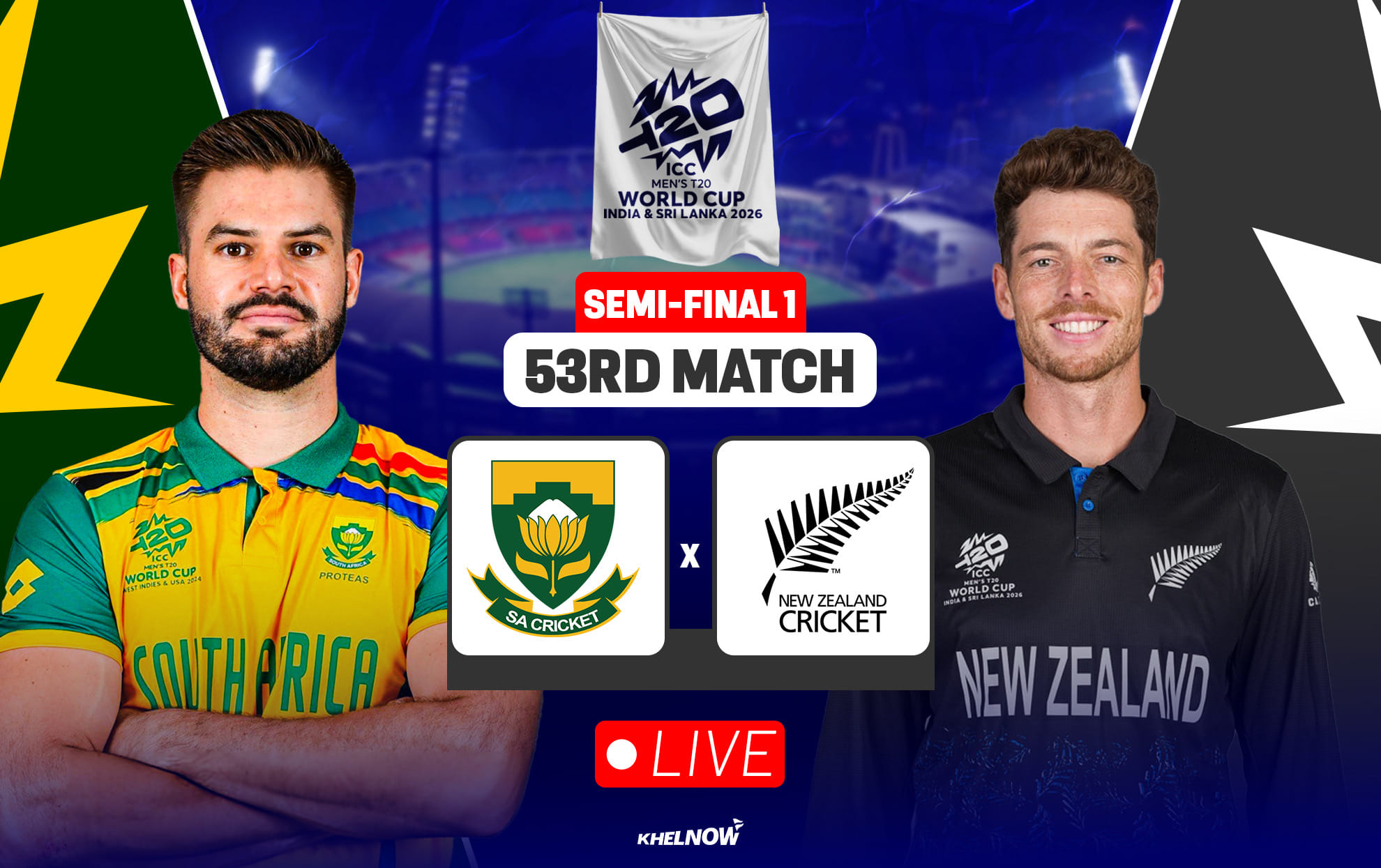 SA vs NZ Dream11 Prediction, Dream11 Playing XI, Today Match Semi-final 1, ICC T20 World Cup 2026