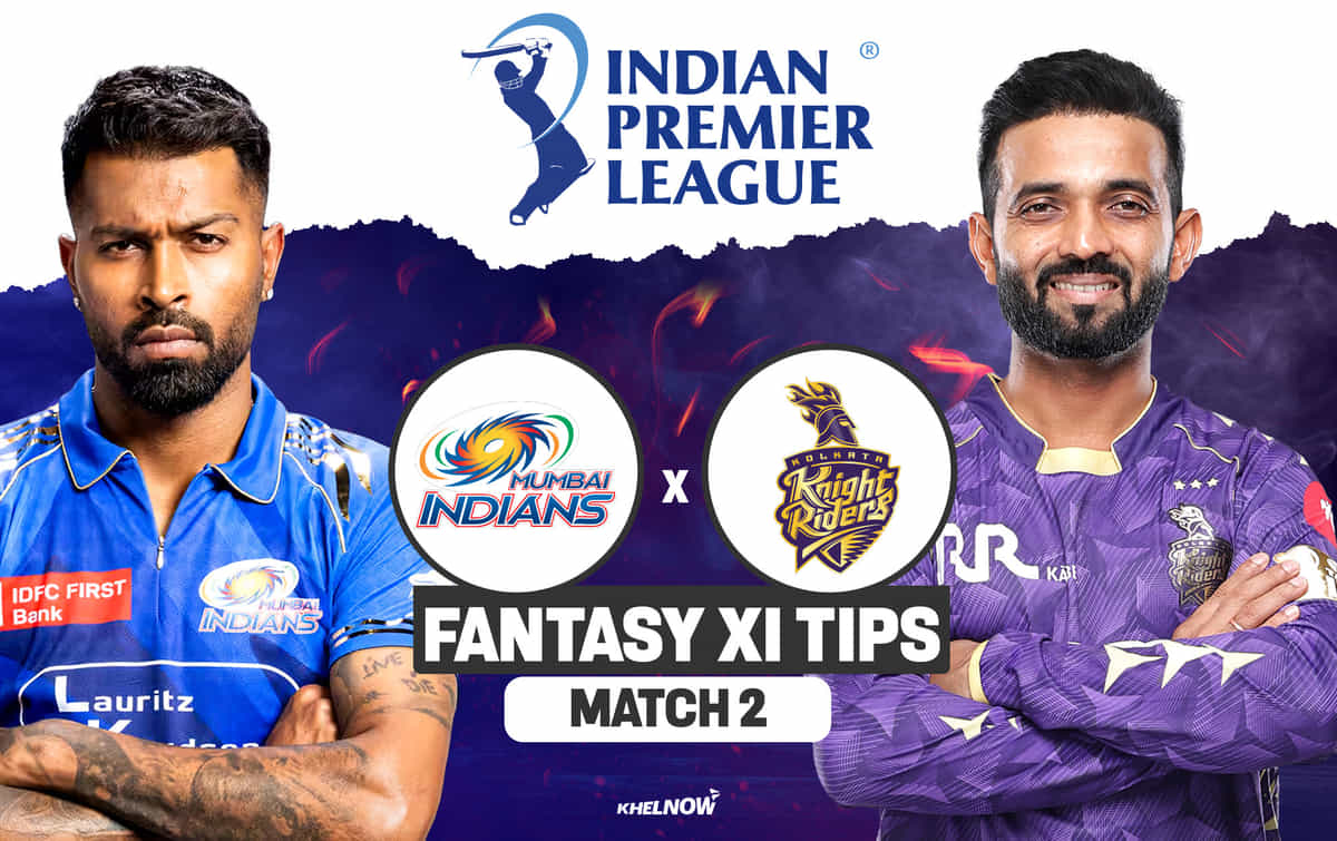 MI vs KKR Dream11 Prediction, Dream11 Playing XI, Today Match 2, IPL 2026