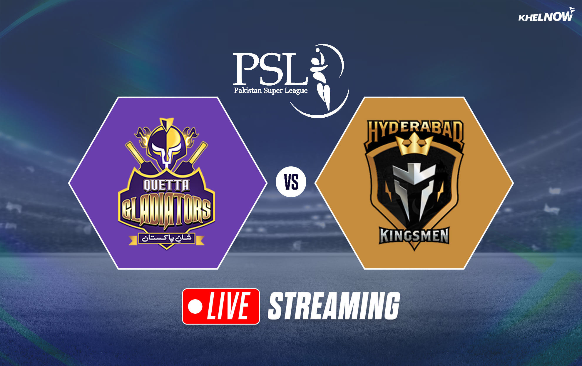 QUE vs HYK Live streaming details, when & how to watch Quetta Gladiators vs Hyderabad Kingsmen Match 5 of PSL 2026
