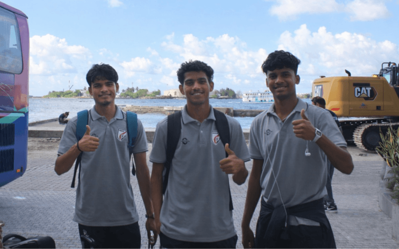 India U-20s Touch Down in Maldives, ready for SAFF U20 Championship challenge