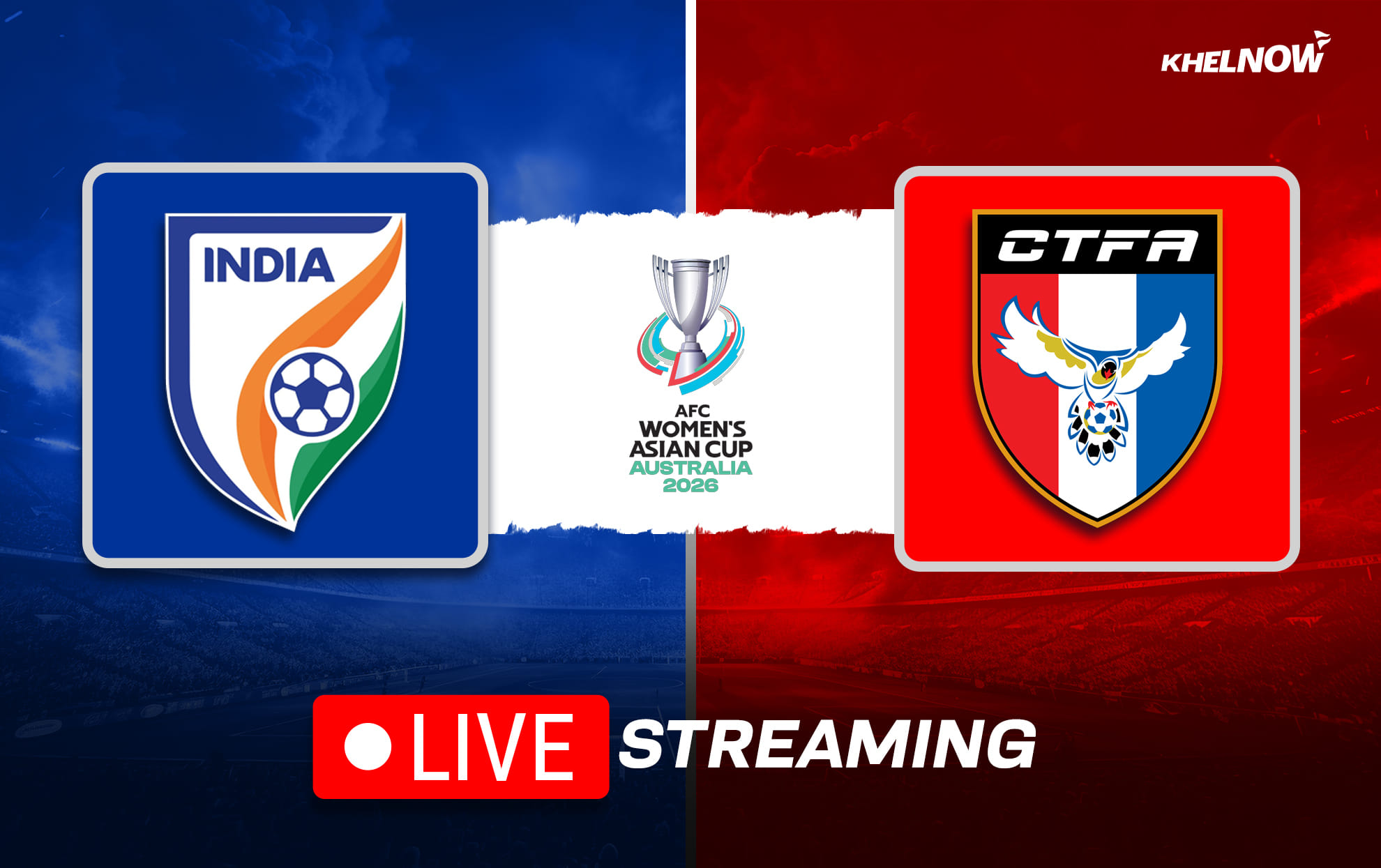India vs Chinese Taipei Live Streaming: When and where to watch the AFC Womens Asian Cup 2026 match live?