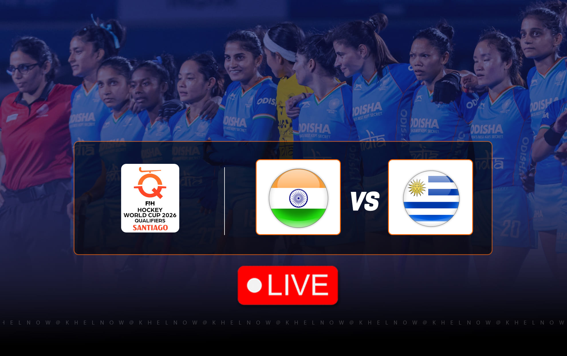 India vs Uruguay Live Updates, FIH Hockey World Cup Qualifiers 2026