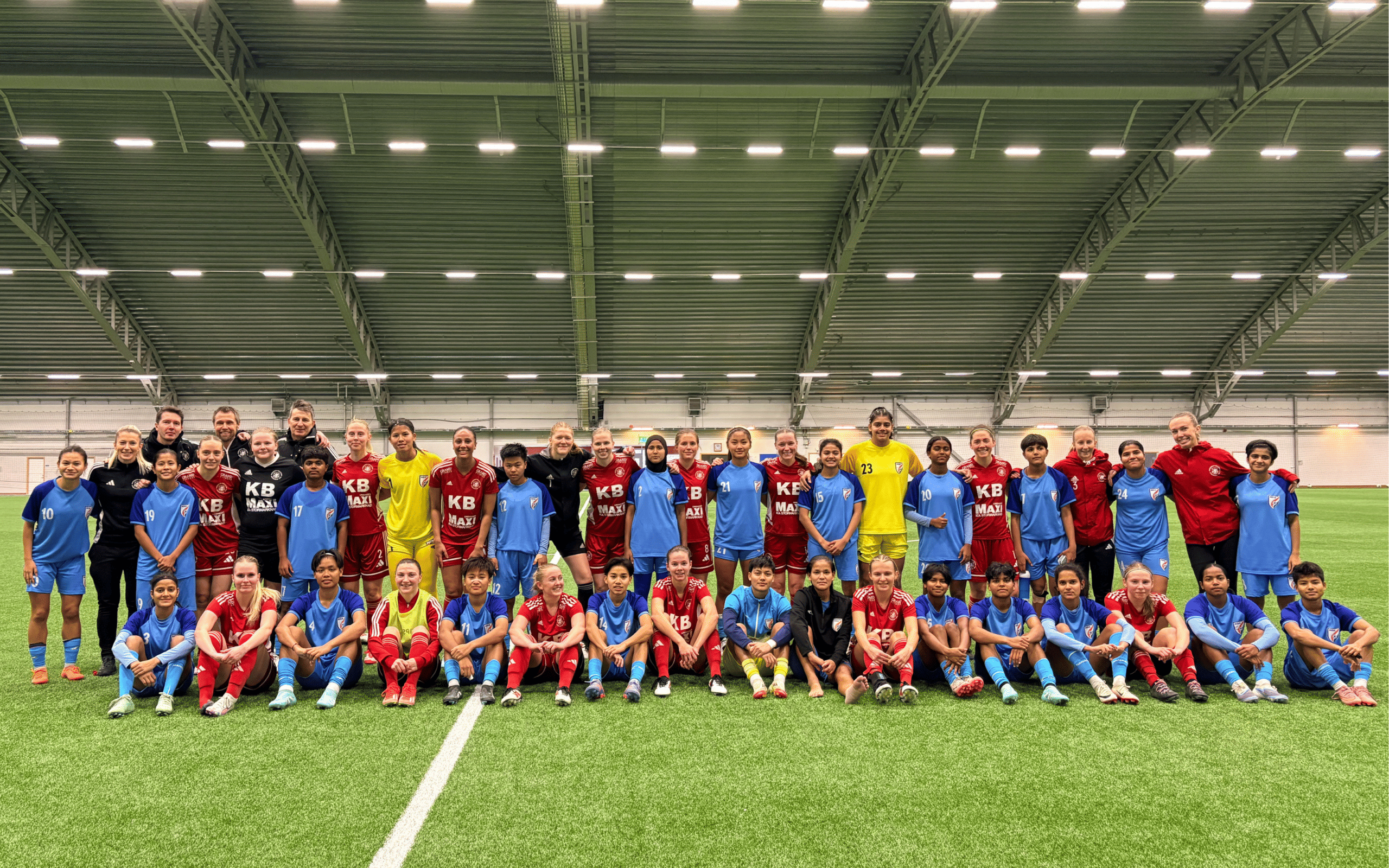 India U20 Womens team fall short against Karlbergs BK