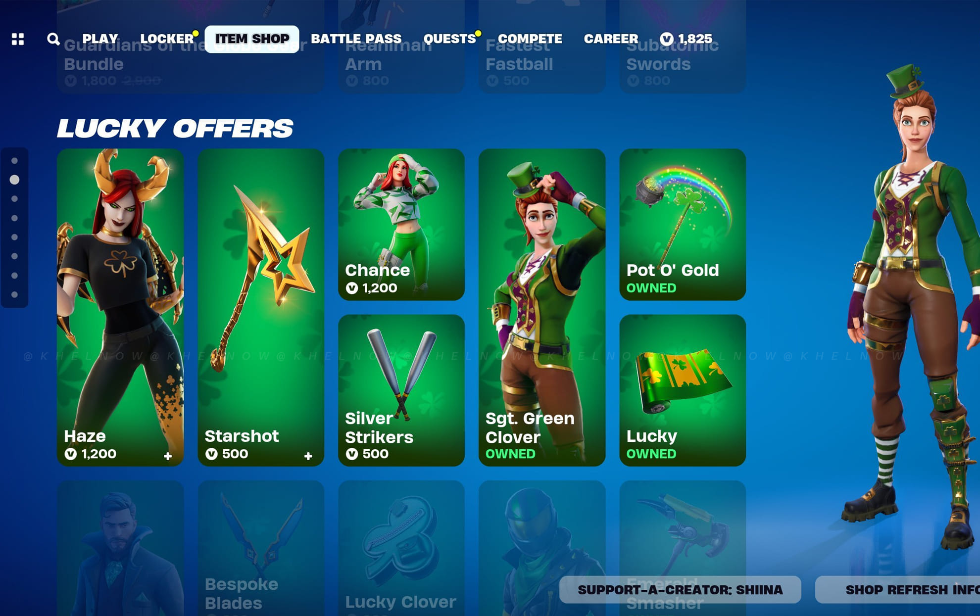 Fortnite St. Patrick's Day