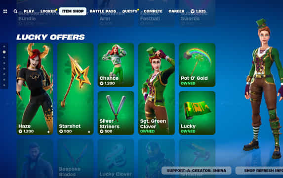 Fortnite St. Patrick's Day