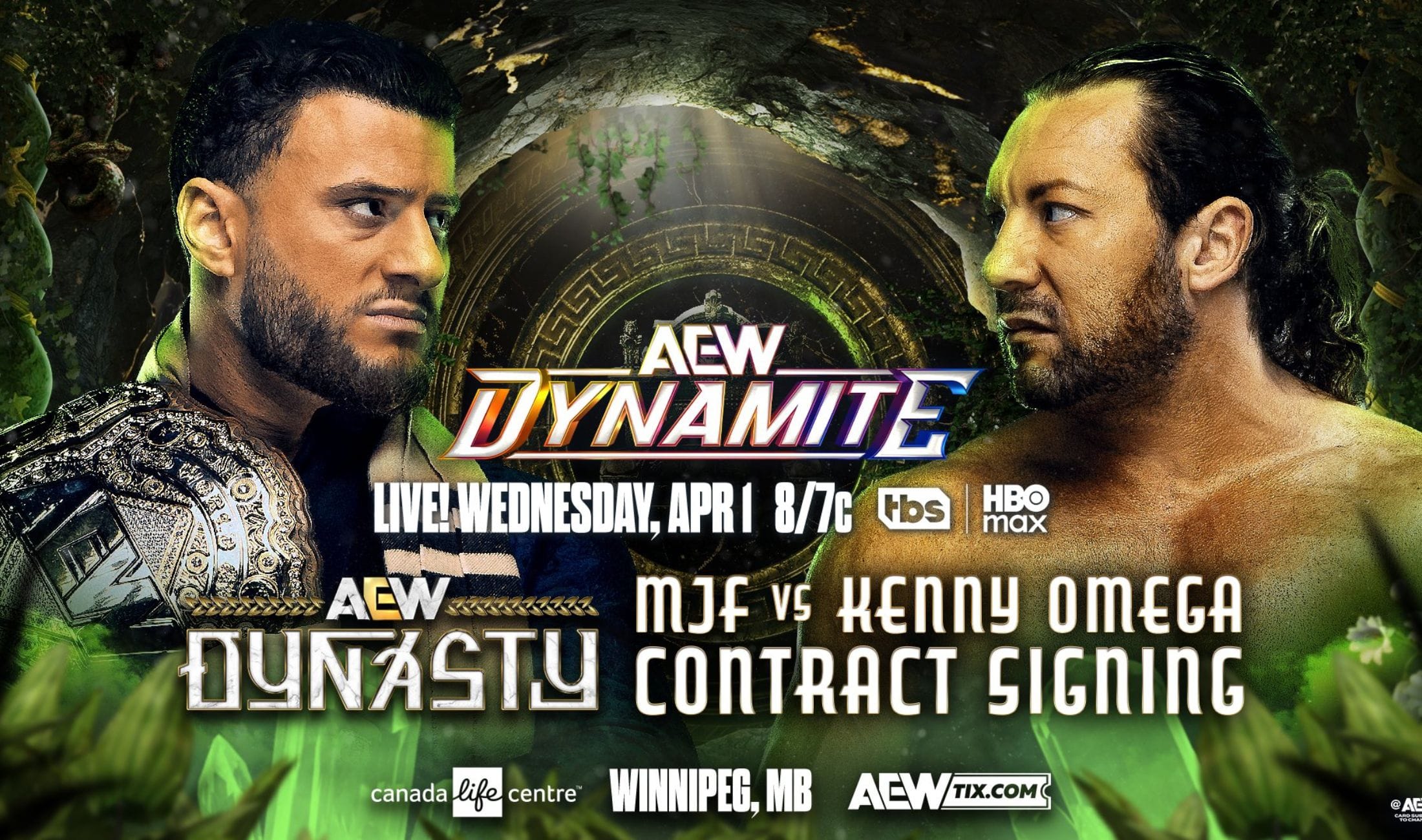 MJF vs Kenny Omega – AEW Dynasty Contract Signing April 1, 2026 (AEW Dynamite)