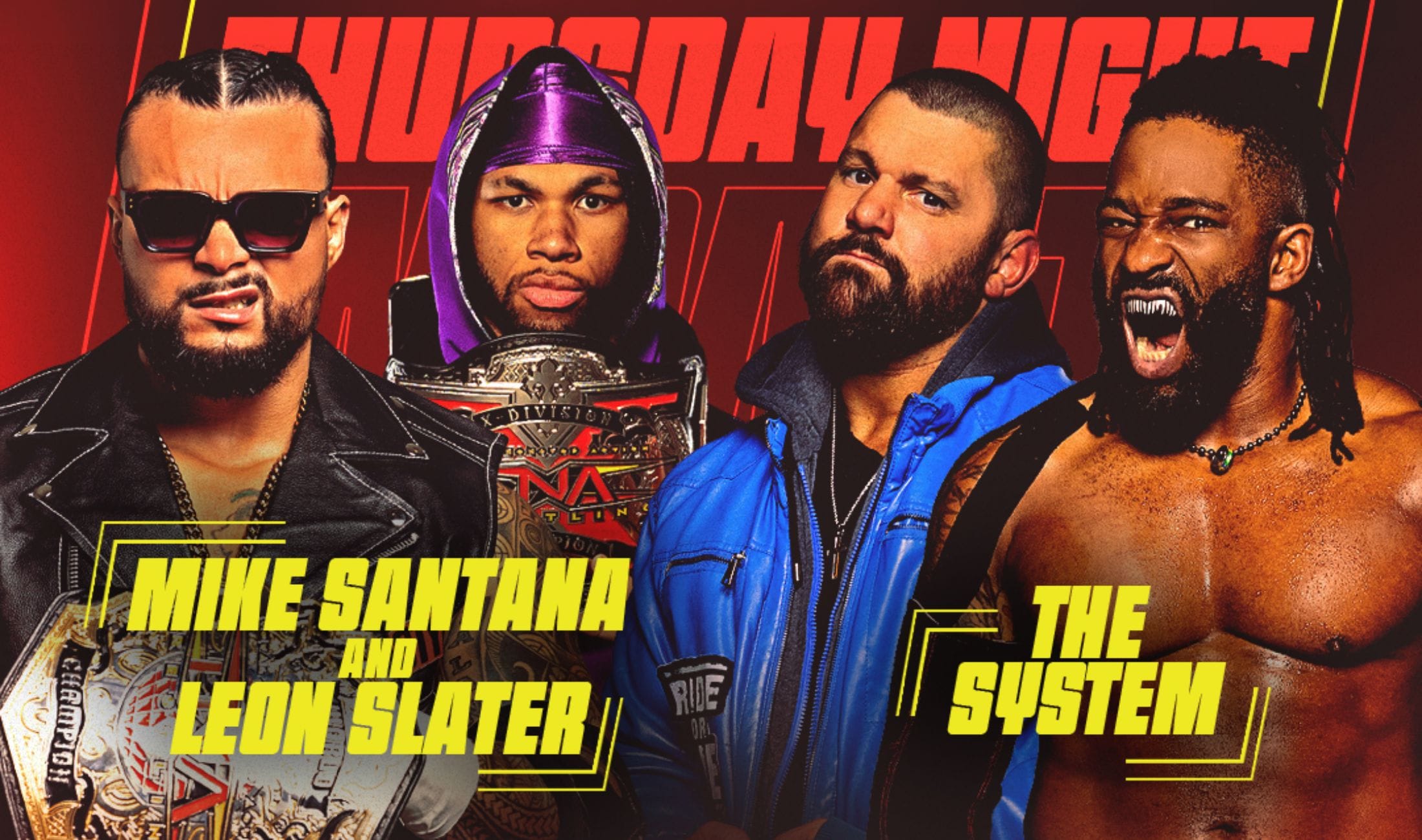 Mike Santana & Leon Slater vs Eddie Edwards & Cedric Alexander - TNA Impact March 26, 2026