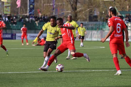Namdhari SC got the better of Real Kashmir FC with a late second-half goal