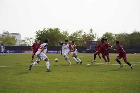 Diamond Harbour FC and Rajasthan United FC share points in a 1-1 draw at Jaipur