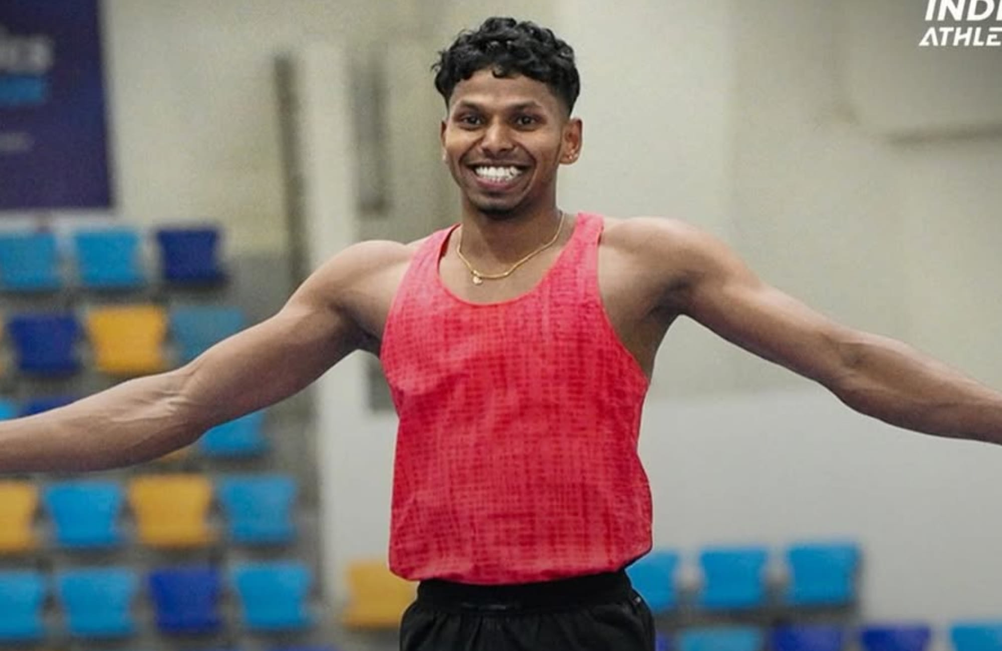 Reegan Ganesh sets Indoor National Record in men's pole vault at 1st National Indoor Athletics Championships 2026