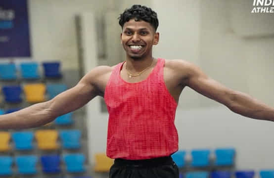 Reegan Ganesh sets Indoor National Record in men's pole vault at 1st National Indoor Athletics Championships 2026