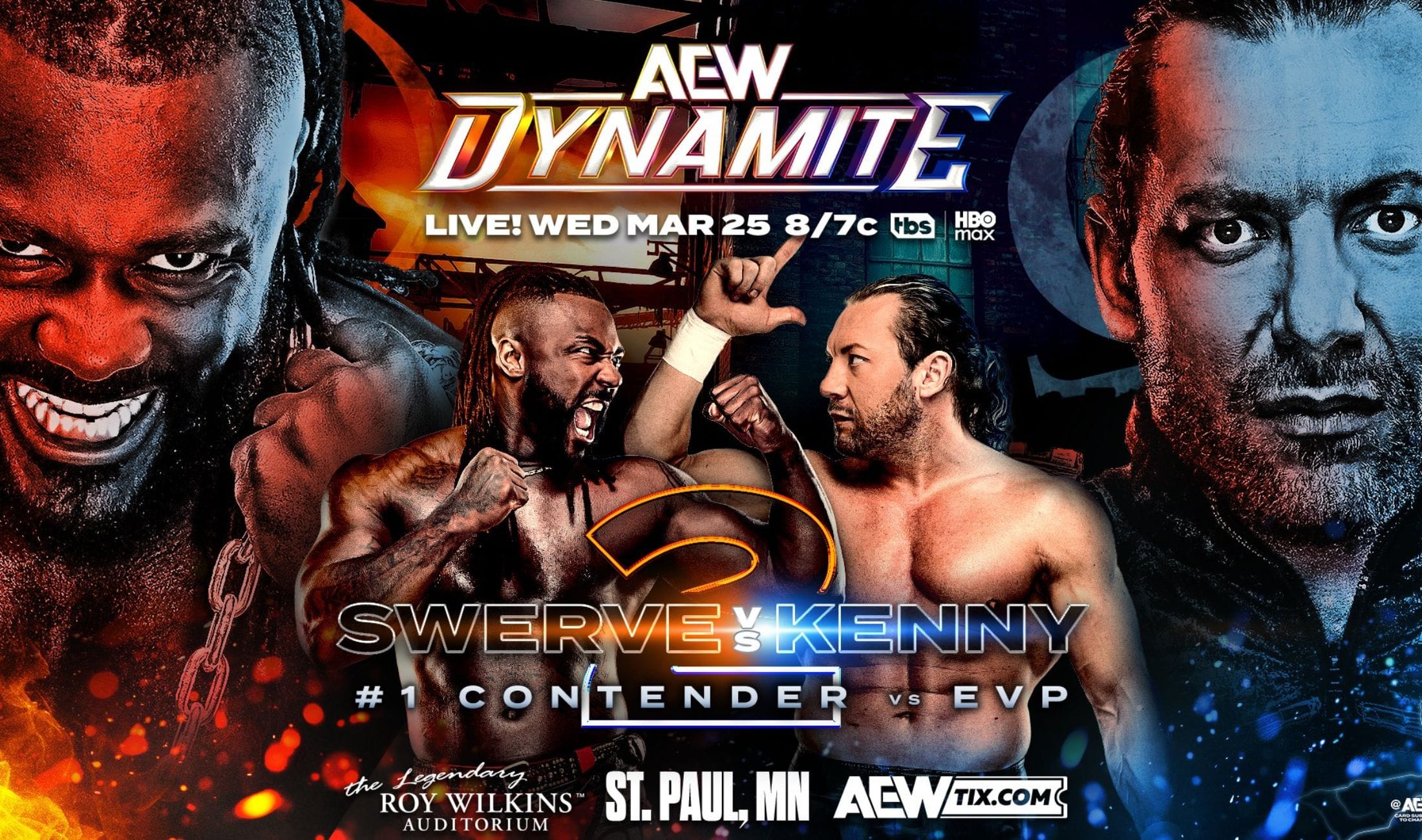 Swerve Strickland vs Kenny Omega – #1 Contender vs EVP - AEW Dynamite (March 25, 2026)