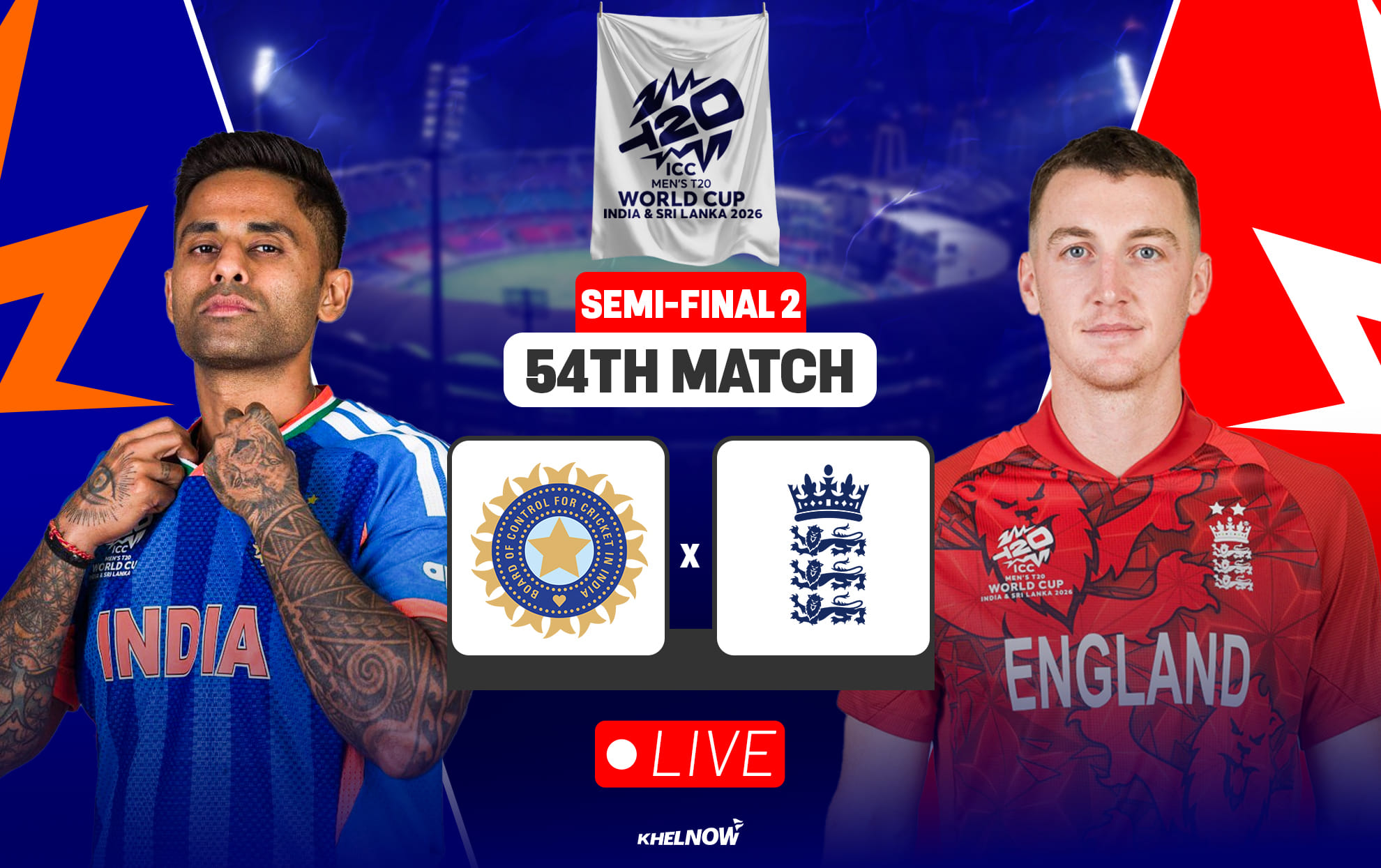 IND vs ENG: कब, कहां और कैसे देखें टी20 वर्ल्ड कप 2026 का दूसरा सेमीफाइनल?