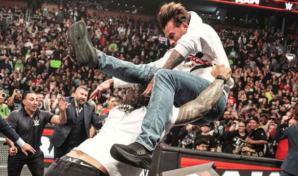 WWE RAW March 23, 2026 Roman Reigns spears CM Punk