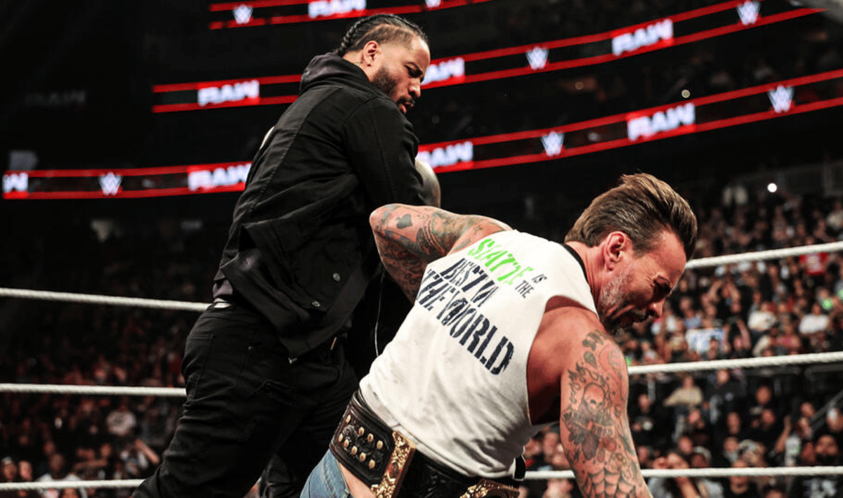 WWE Raw CM Punk & Jimmy Uso
