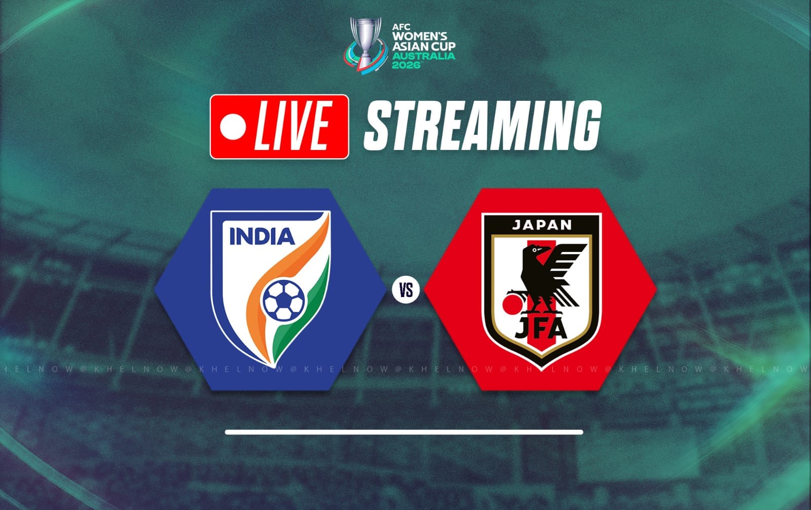 India vs Japan Live Streaming: When and where to watch the AFC Women's Asian Cup 2026 match live?