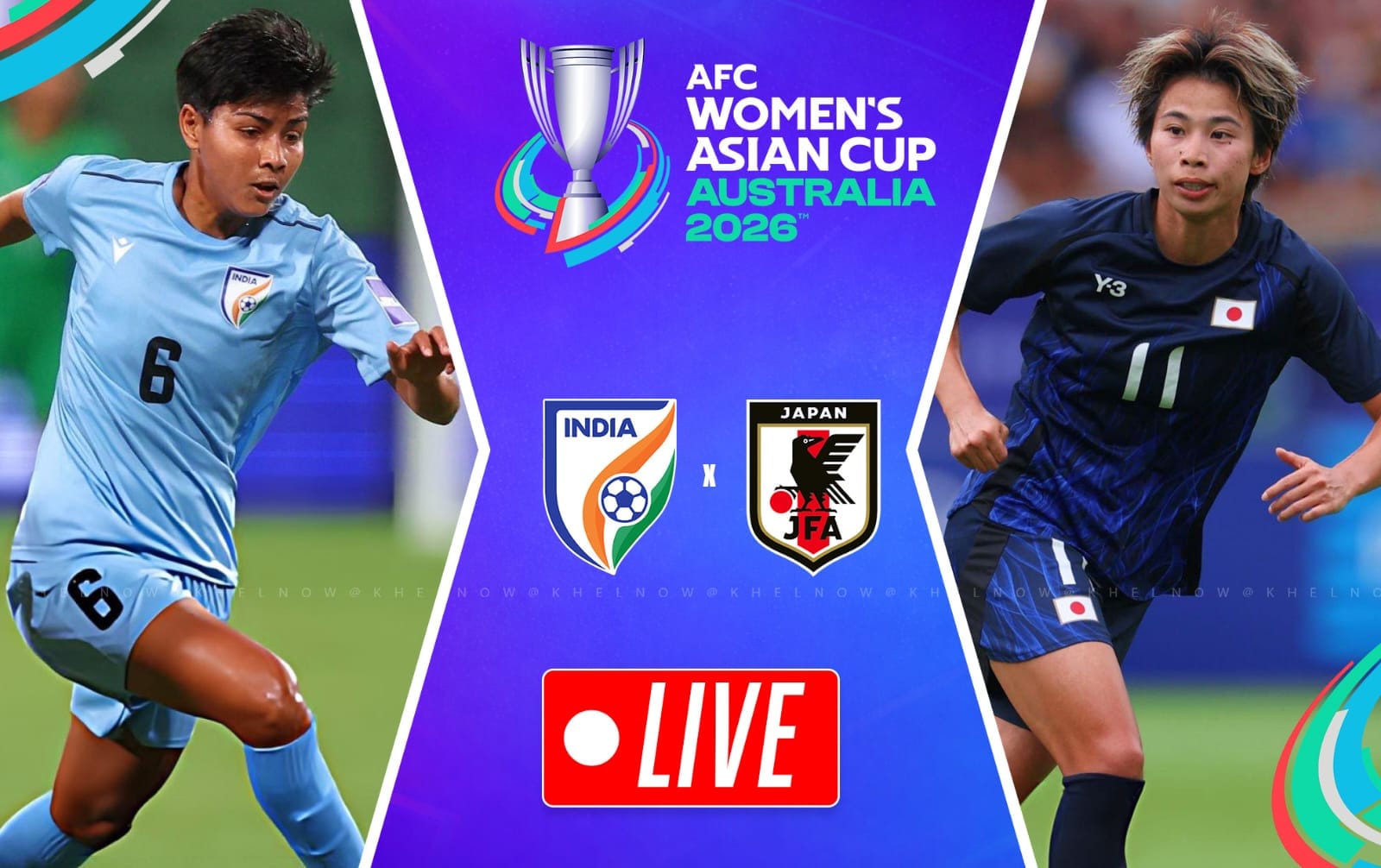 India vs Japan Live: Follow AFC Women's Asian Cup Live Updates