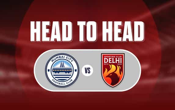 Mumbai City FC vs Sporting Club Delhi: All time Head-to-head record