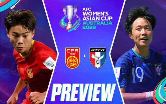 China PR set for quarterfinal battle against Chinese Taipei in AFC Women's Asian Cup 2026