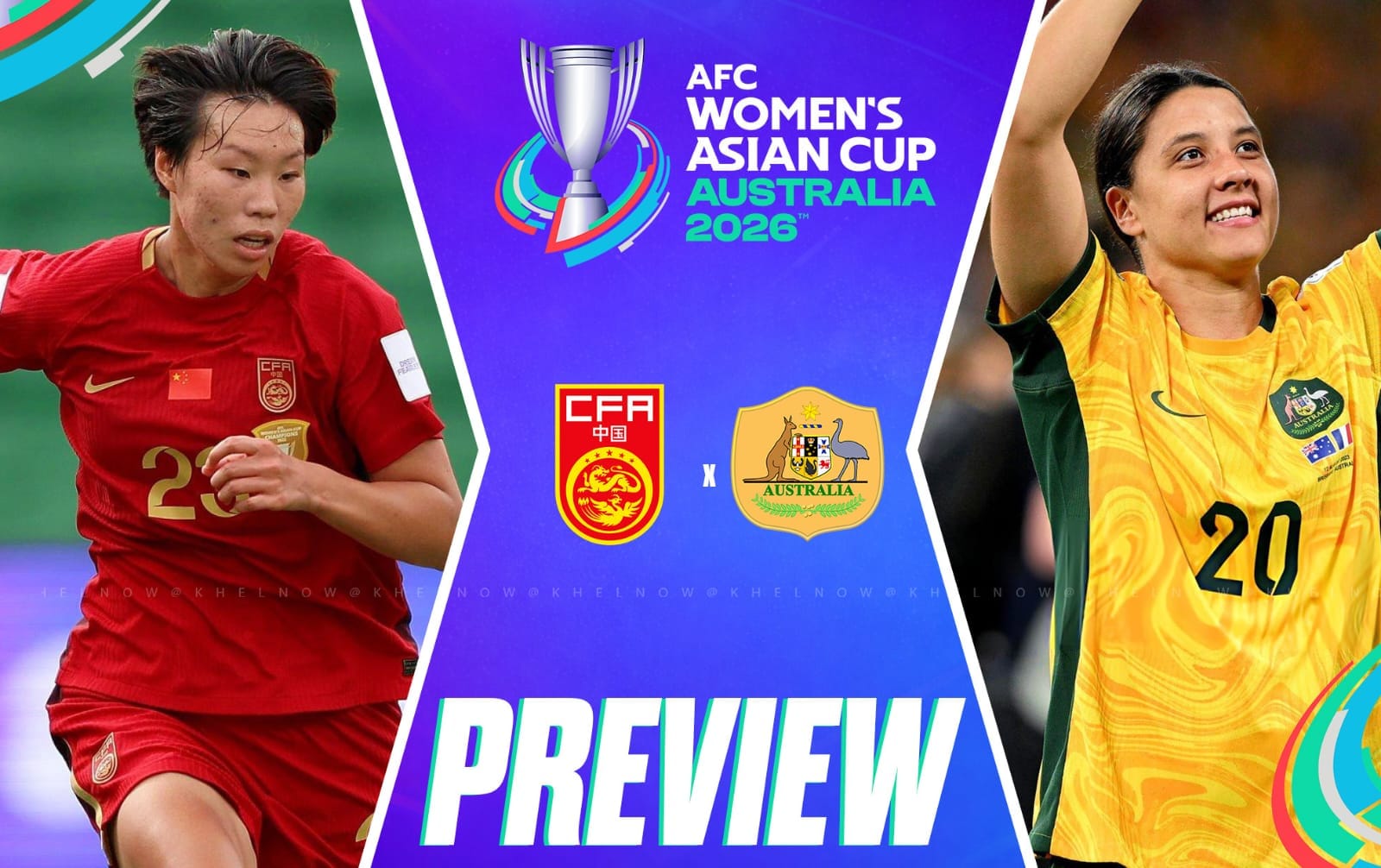 China PR and Australia set for high-stakes AFC Women’s Asian Cup 2026 semi-final