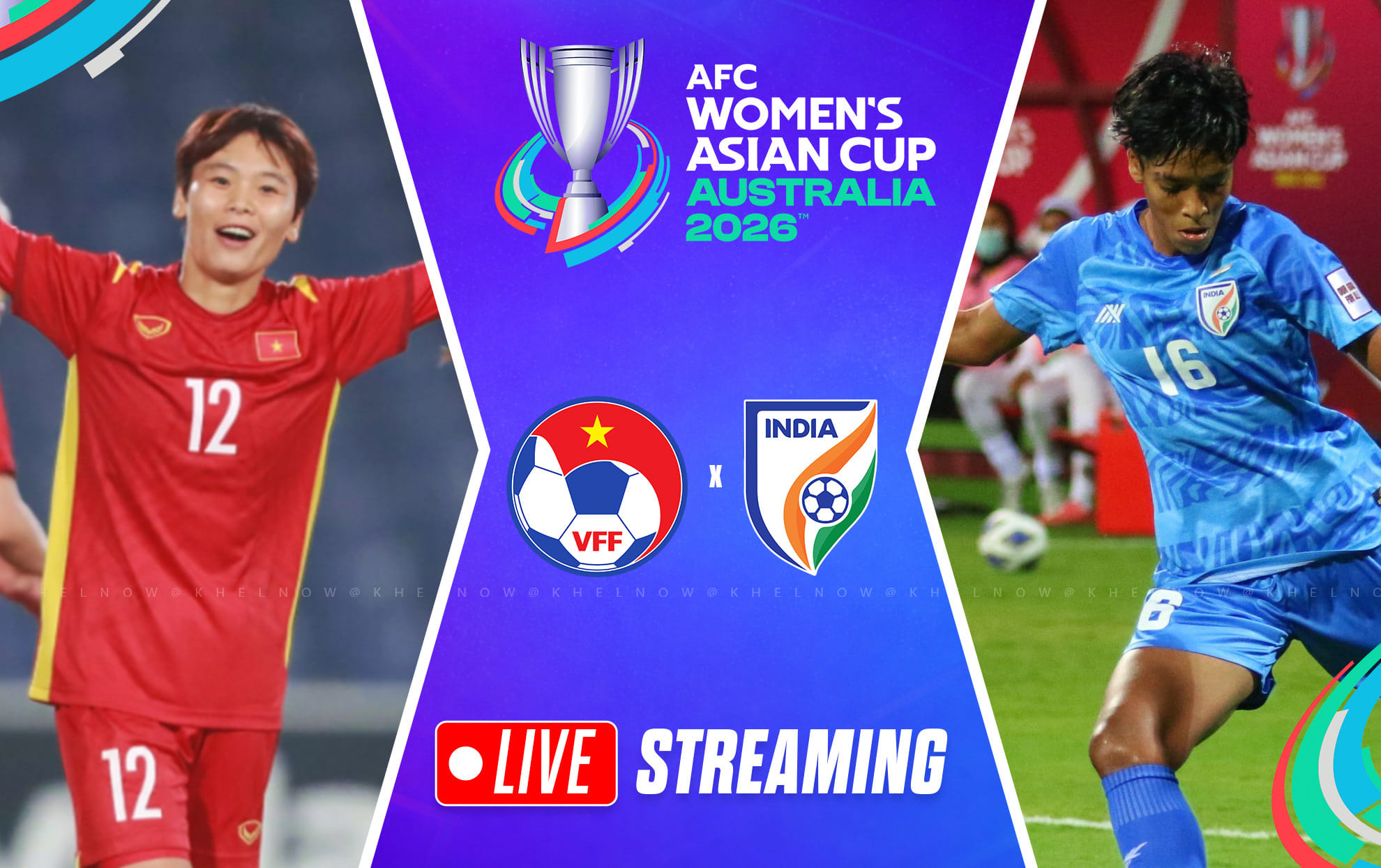 Vietnam vs India Live Streaming: When and where to watch AFC Womens Asian Cup 2026 match live?