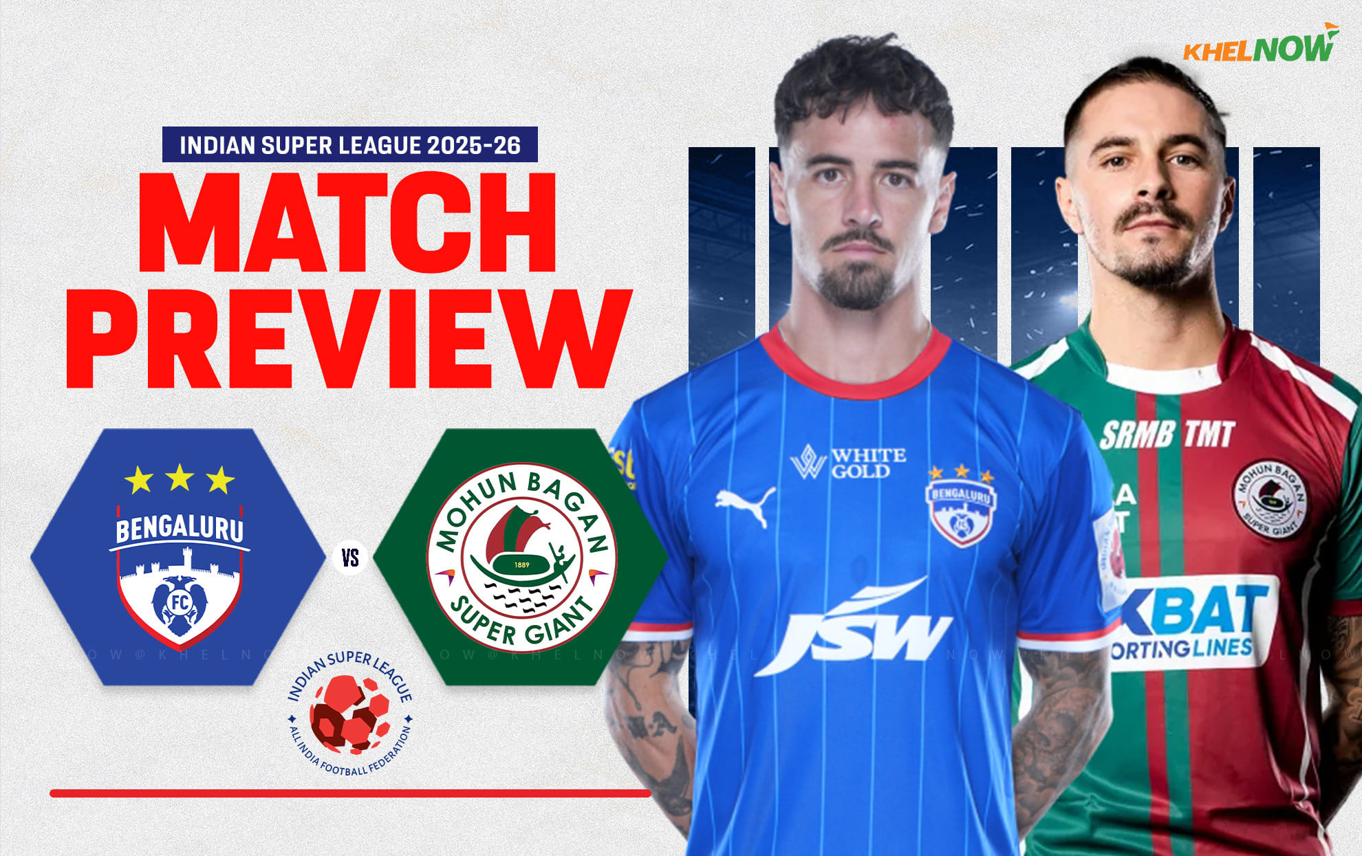 Bengaluru FC aim to stop Mohun Bagan SG's perfect run at home