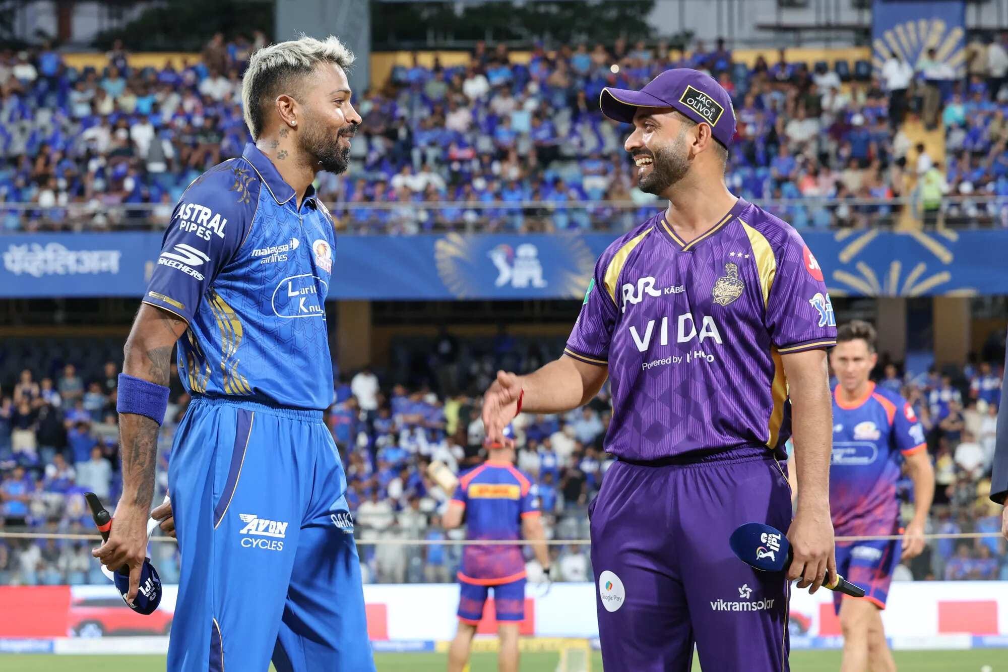 Who are the impact players nominated by MI & KKR for match 2 of IPL 2026?