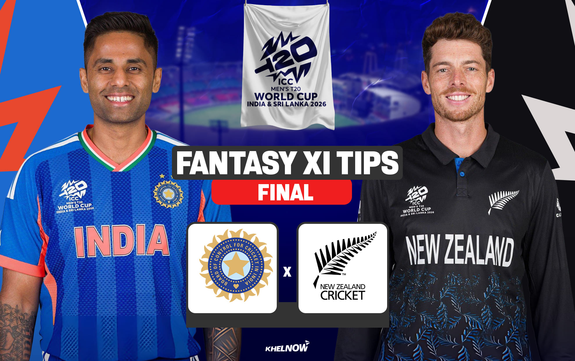 IND vs NZ Dream11 Prediction, फाइनल, टी20 वर्ल्ड कप 2026