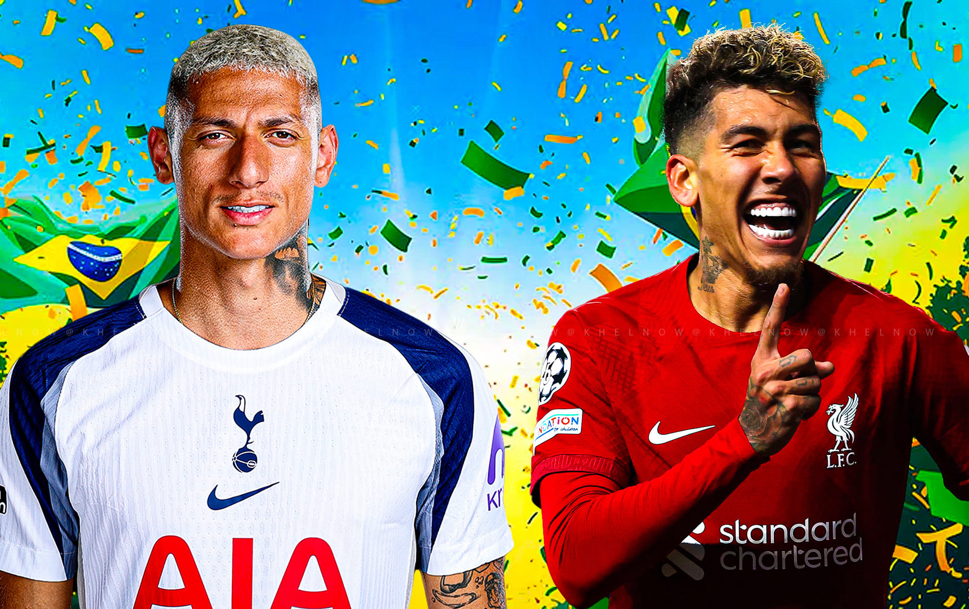 All Brazilian players with 100+ Premier League goal involvements ft. Richarlison