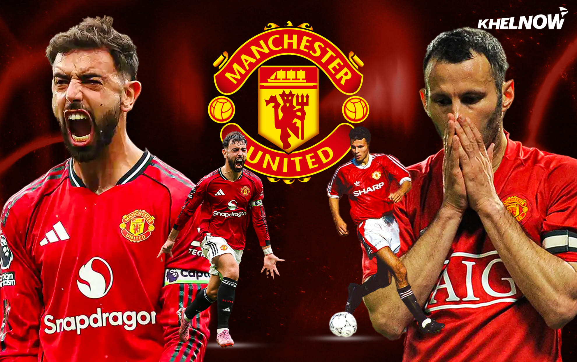 Manchester United players with 100+ goals & assists across all competitions ft. Fernandes & Giggs