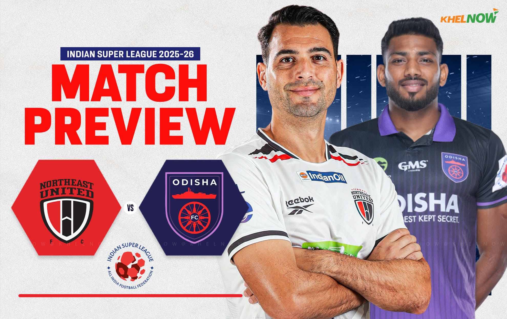 NorthEast United FC aim to build momentum, as Odisha FC chase first win in ISL 2025-26